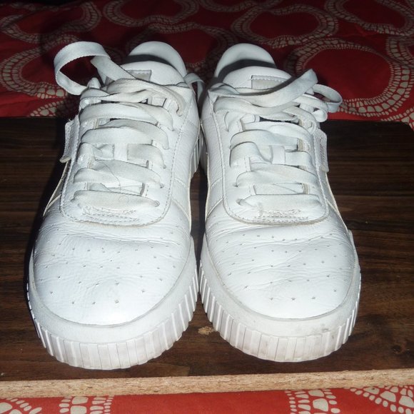 puma cali white size 8